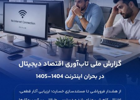 گزارش کامل ملی تاب‌آوری اقتصاد دیجیتال در بحران اینترنت ۱۴۰۴–۱۴۰۵